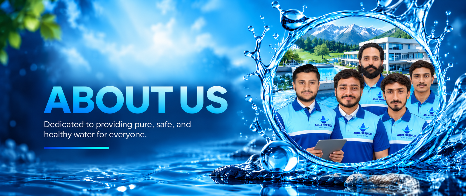 About Aqua Springs: dedicated to providing pure, safe, and healthy water